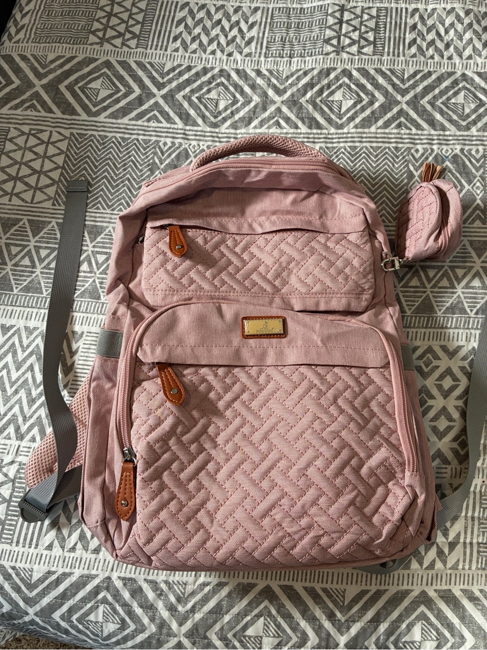NWOT BabbleRoo Diaper Bag Backpack - Baby Essentials Travel Tote